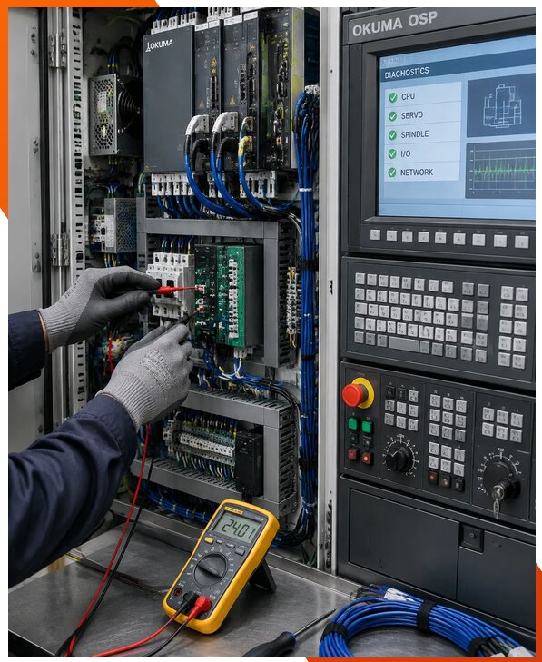 Ремонт систем ЧПУ Okuma OSP в Орле
